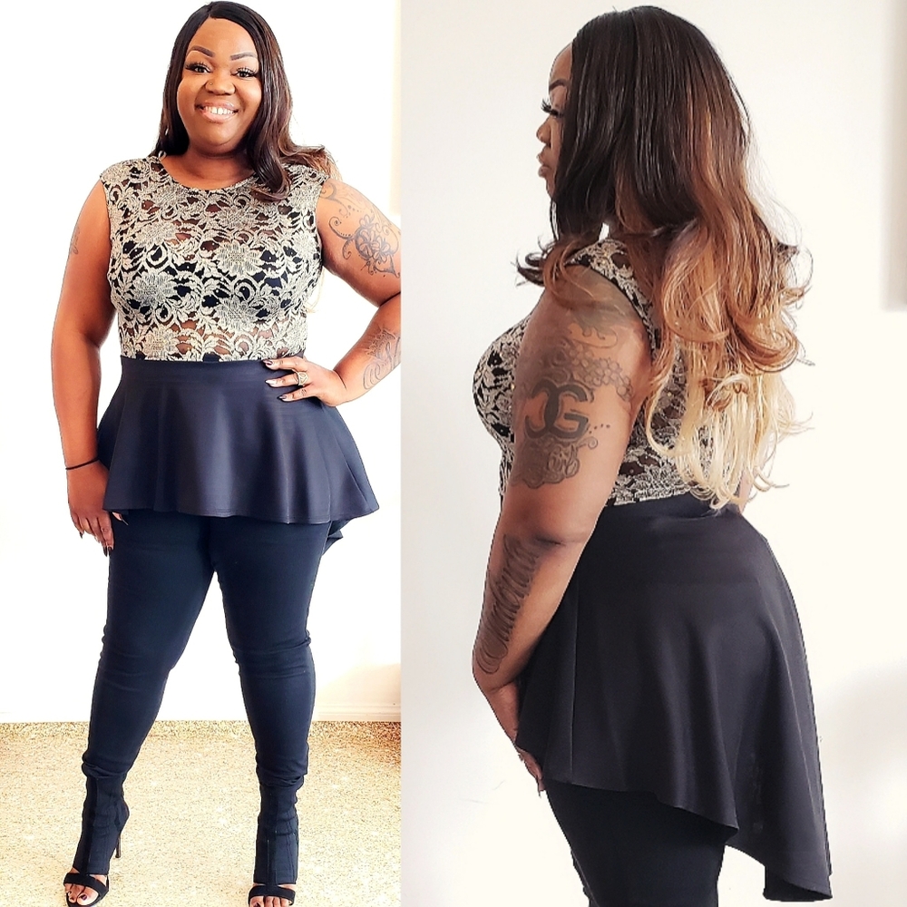 Sleeveless Plus Size Shirt